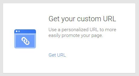 Google My Business - Custom URL