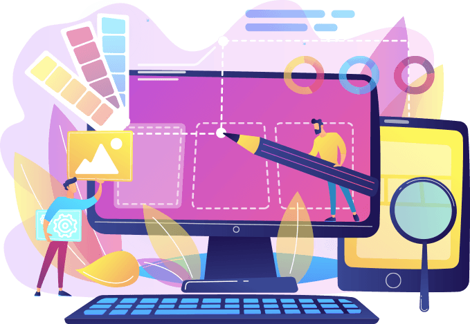 Web Development Illustration