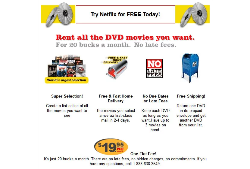 netflix web design from 2002